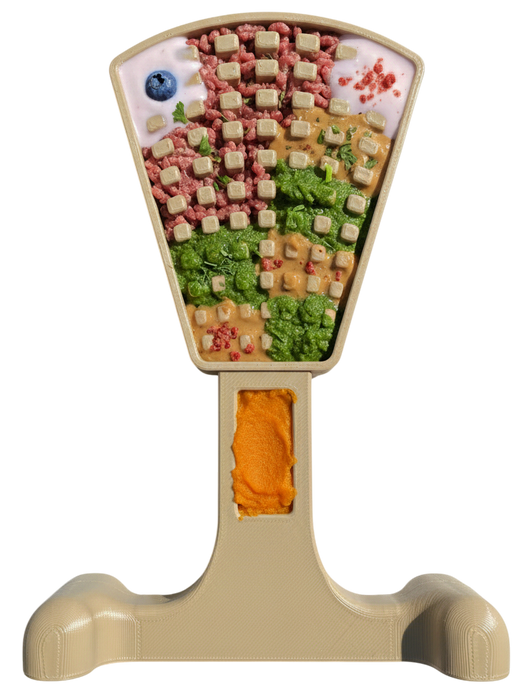 SodaPup Waffle Tower Nylon Chew & Enrichment Toy, 2-in-1 for Aggressive Chewers