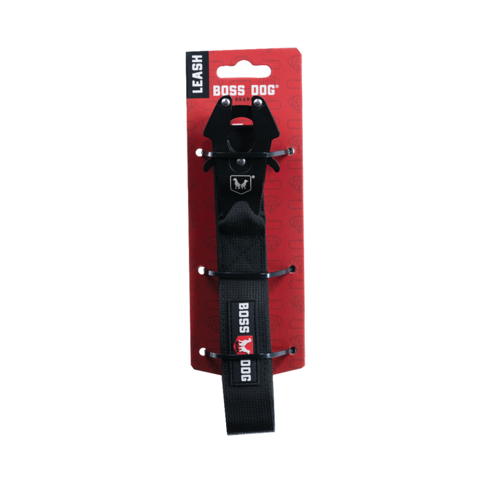 Boss Dog Tactical Dog Leash Black 4ft