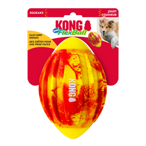 KONG Flexball Sport Football Dog Toy MD - Image 2