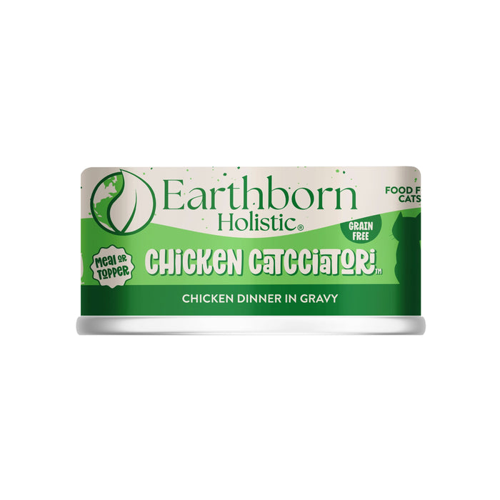 Earthborn Holistic Grain Free Chicken Catcciatori Wet Cat Food 5.5oz 24pk