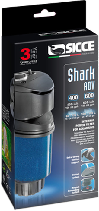 Sicce SHARK ADV 400 Internal Filter - 106 GPH - Image 2
