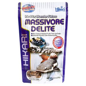 Hikari USA Massivore Delite Carnivore Pellets Fish Food 13.4oz LG - Image 2