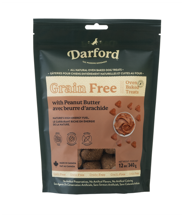 Darford Grain Free Dog Biscuits Peanut Butter Recipe 12 oz
