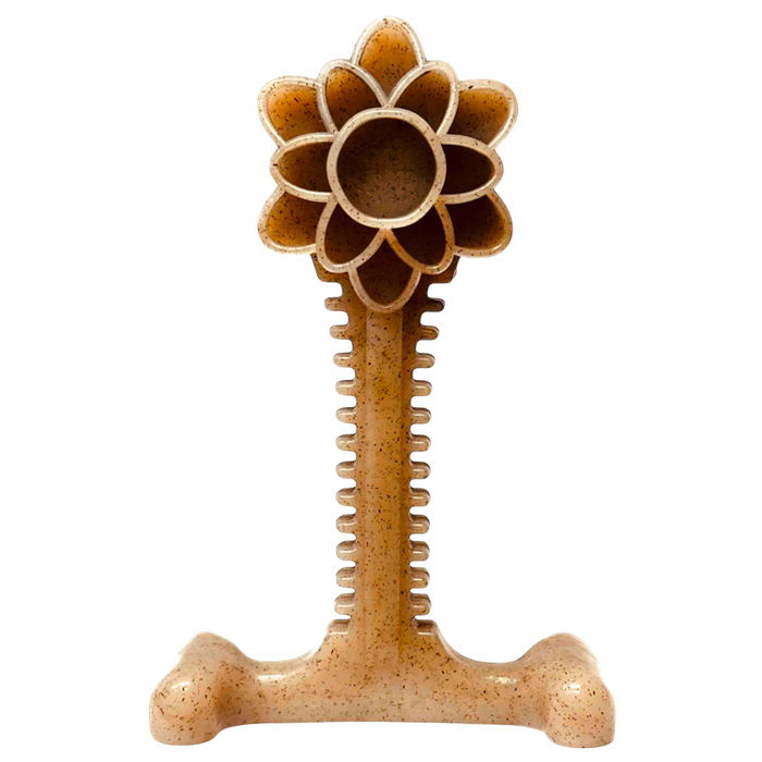 SodaPup Honey Bone Dental Flower Tower eChew Ultra Durable Nylon Dog Chew Toy - XL