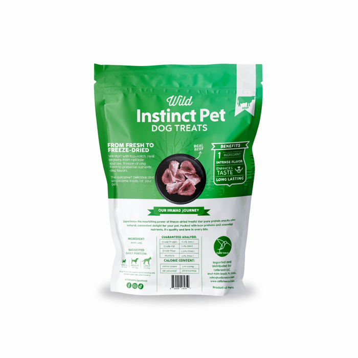 Wild instinct Pet Freeze-Dried Beef Lung for Dogs 2.1 oz