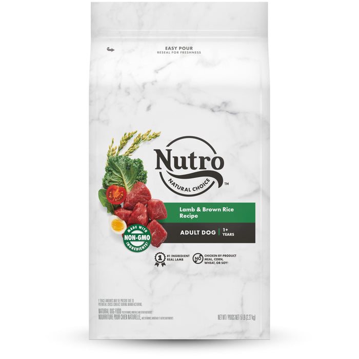 Nutro Products Natural Choice Adult Dry Dog Food Lamb & Brown Rice 5lb