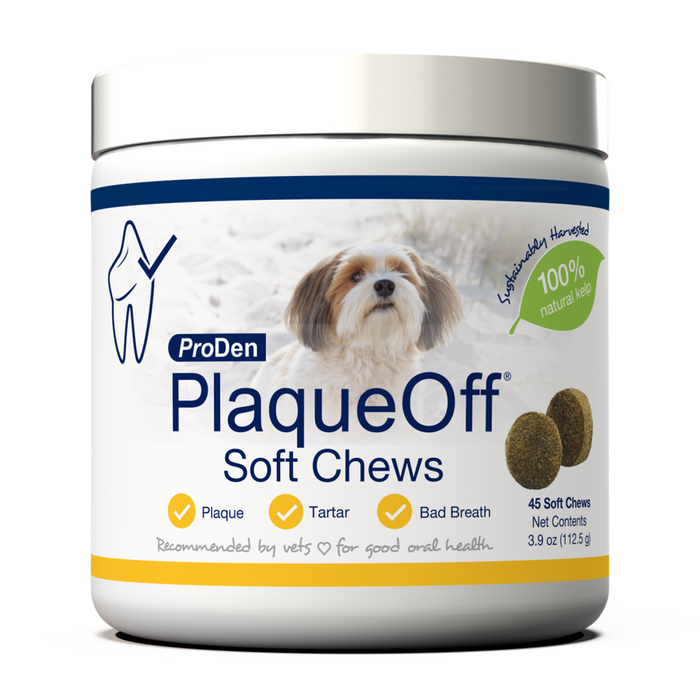 NaturVet Proden PlaqueOff Small & Medium Breed Dog Soft Chews 45ct