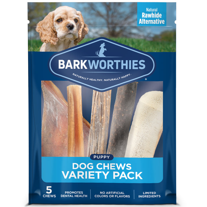 Barkworthies Variety Pack Dog Treats Puppy 5pk - Image 2