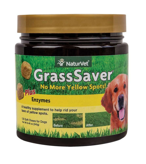 NaturVet GrassSaver Soft Chews 8.46 oz 120 Count