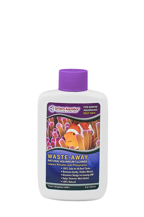 Dr. Tim's Aquatics Waste-Away Natural Aquarium Cleaner for Reef Aquarium 4 fl. oz
