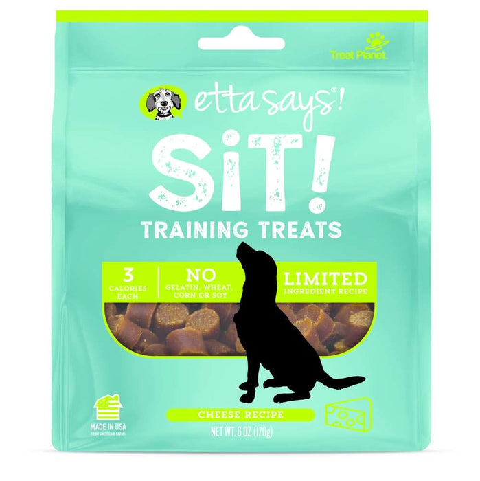 Etta Says! Sit! Training Treats Cheese 6 oz