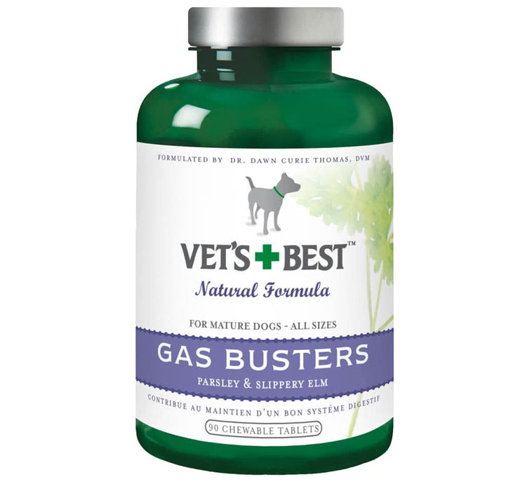 Vet's Best Best Gas Busters Tablets 90 Count
