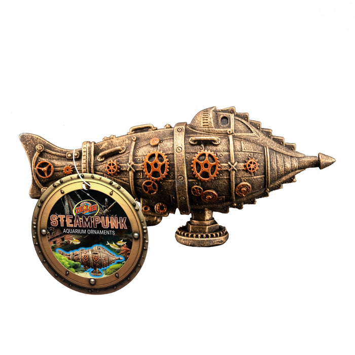 Zoo Med Steampunk Ornament Submarine One Size