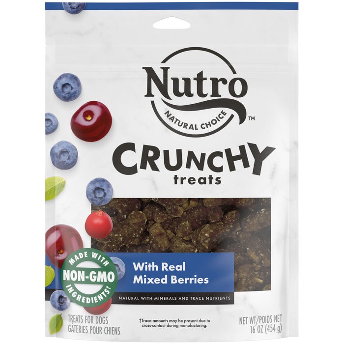 Nutro Products Crunchy Dog Treats Mixed Berry 16 oz