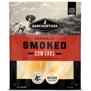 Barkworthies Smoked Cow Ear Dog Treat 5ct - Image 2