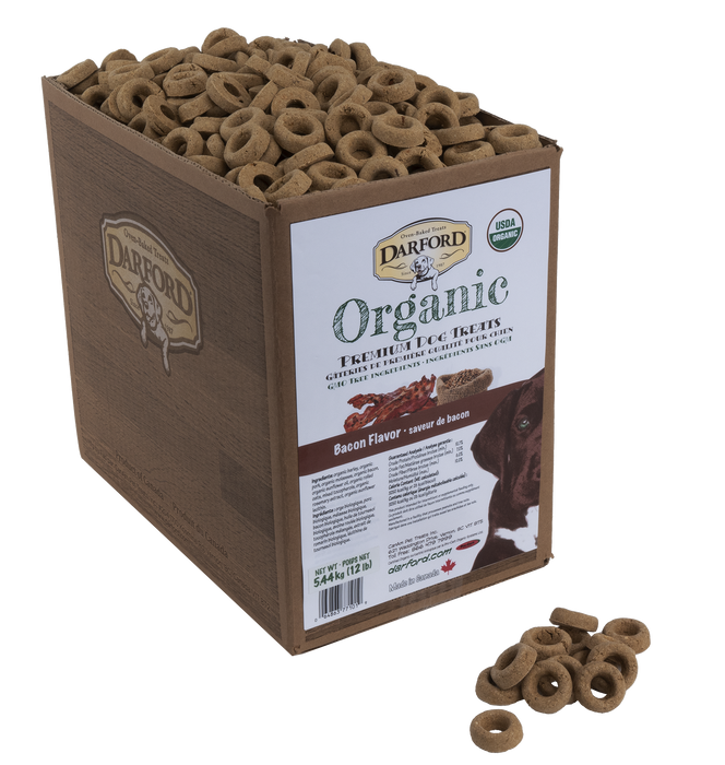 Darford Organic Premium Bacon Flavor Dog Treat 12 lb