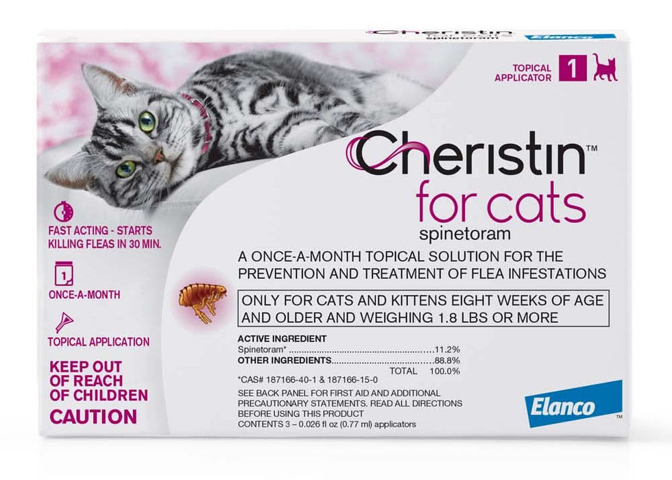 Elanco Cheristin Topical Flea Treatment & Prevention for Cats 1ct