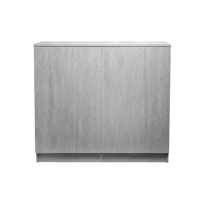 Aquatop Forza Premier 2-Door Cabinet for Rimmed Tanks Grey 36.5in X 18.5in X 31.5in