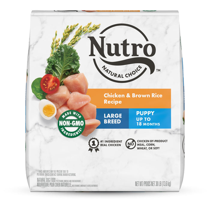 Nutro Products Natural Choice Large Breed Puppy Dry Dog Food Chicken & Brown Rice 30lb