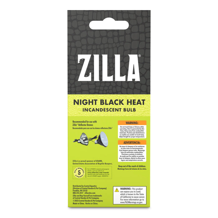 Zilla Incandescent Bulb Night Black 100 Watt