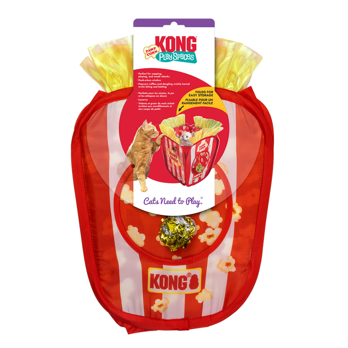 KONG Play Spaces Pawpcorn Cat Toy Red One Size - Image 2