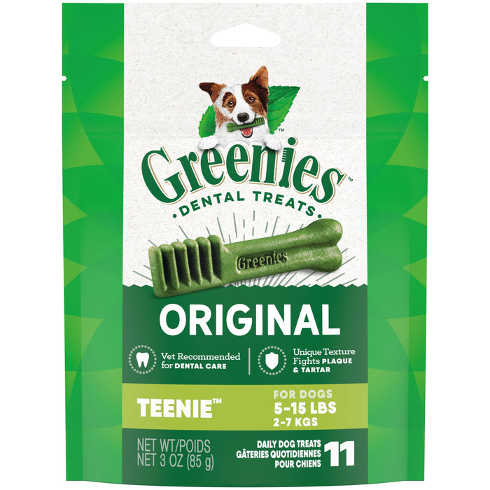 Greenies Dog Dental Treats Teenie Original 3oz 11ct