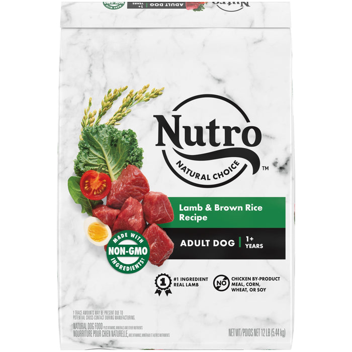 Nutro Products Natural Choice Adult Dry Dog Food Lamb & Brown Rice 12lb