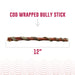 Icelandic+ Hand Wrapped Fish Stick Dog Treat Bully w/Cod Skin 12in 10pk - Image 2