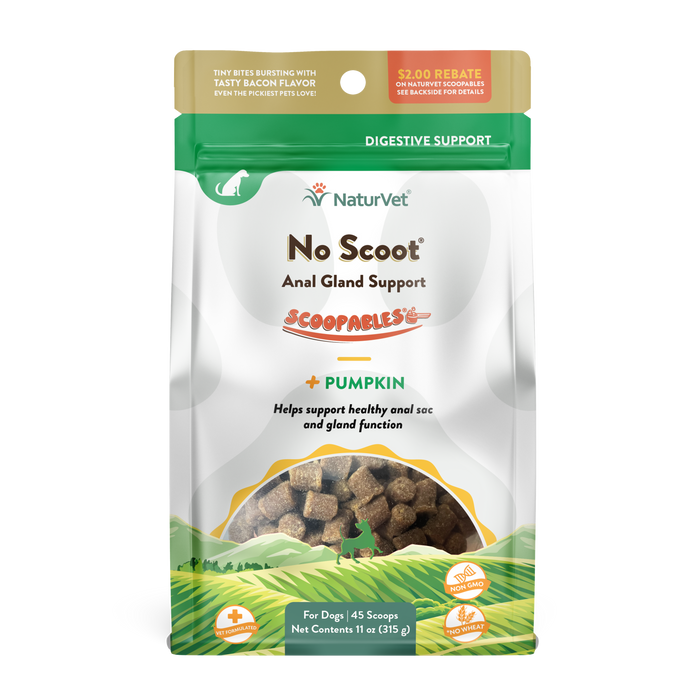 NaturVet Scoopables No Scoot Anal Gland Support For Dogs 11oz