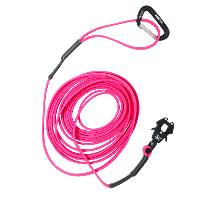 Boss Dog Tactical TPU Dog Leash Hot Pink 20ft