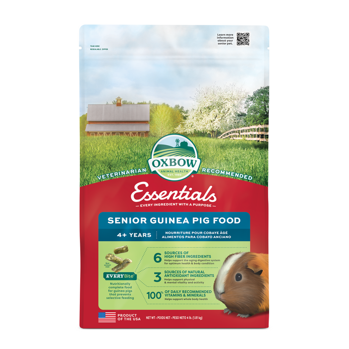 Oxbow Animal Health Essentials Senior Guinea Pig Food 4lb