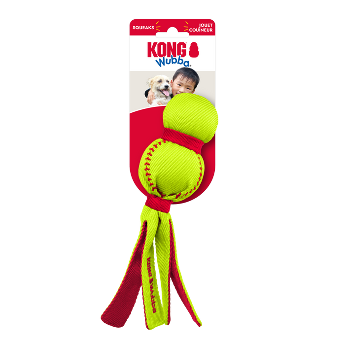 KONG Wubba Sport Dog Toy Softball SM - Image 2
