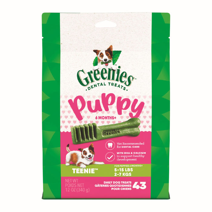 Greenies Puppy 6+ Months Dog Dental Treats Teenie 12oz