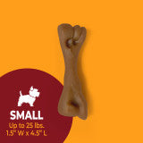 Nylabone Strong Chew Femur Bone Dog Chew Toy Made with Real Bison & Venison Small (1 Count)