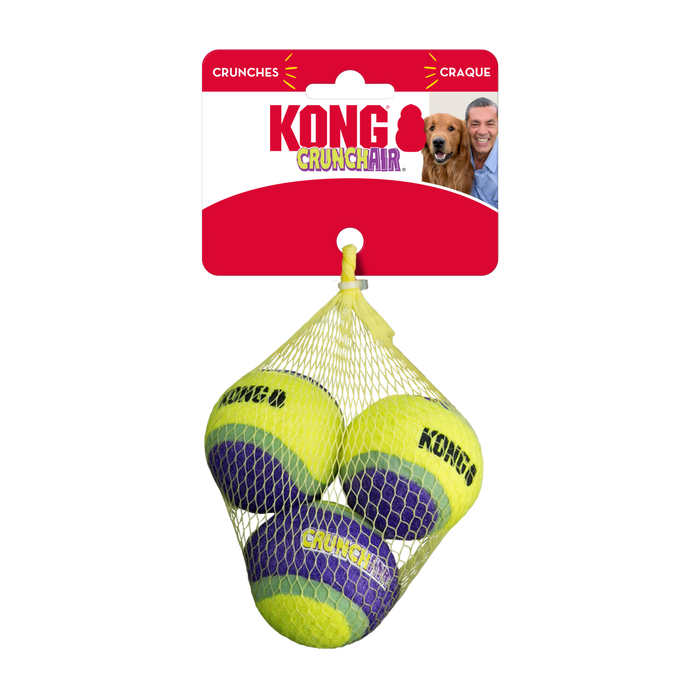 KONG Crunch Air Balls Dog Toy Purple SM - Image 2