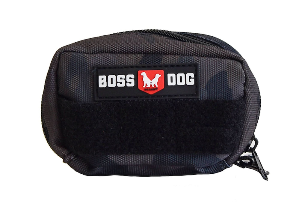 Boss Dog Tactical Molle Harness Bag Black Camo SM