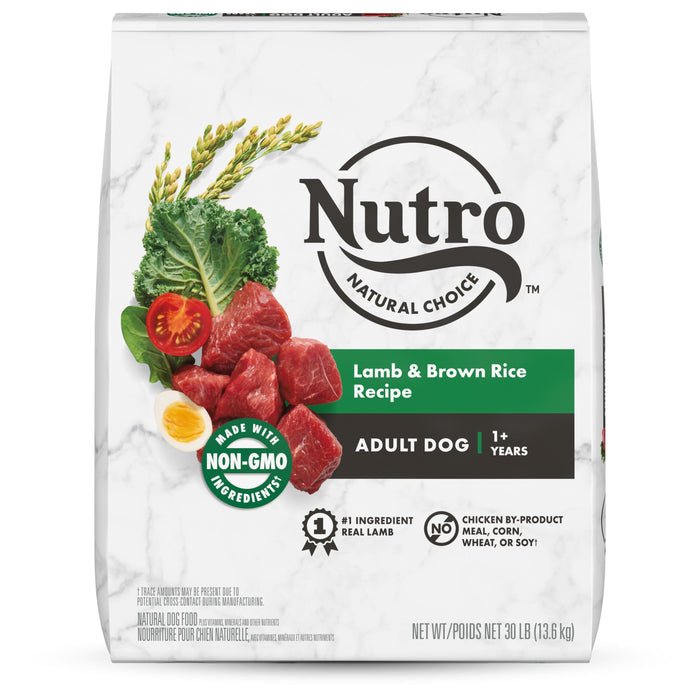Nutro Products Natural Choice Adult Dry Dog Food Lamb & Brown Rice 30lb