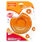 Nylabone Power Chew Donut Dog Chew Toy 70th Birthday Orange Pumpkin & Peanut Butter Large (1 Count)