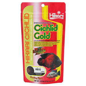 Hikari USA Cichlid Gold Pellets Fish Food 2oz Mini - Image 2