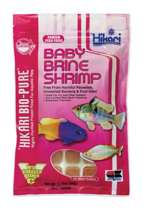 Hikari USA Baby Brine Shrimp Frozen Fish Food 1.75 oz 40 Count - Image 2