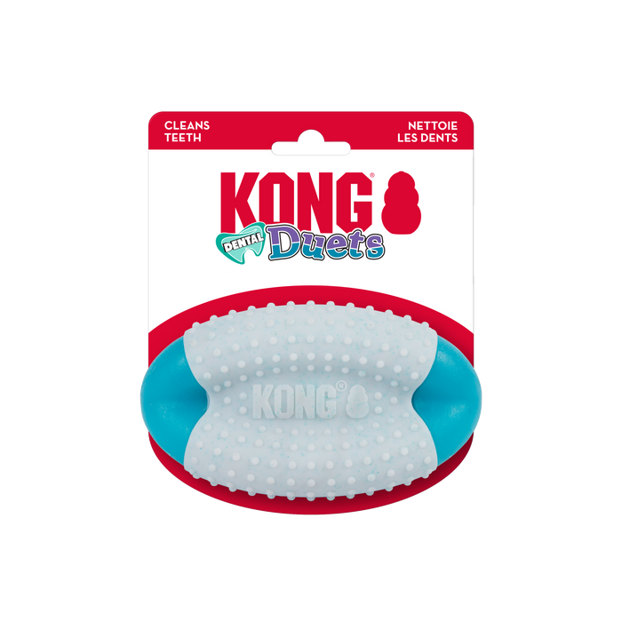 KONG Duets Dental Football Dog Toy MD/LG - Image 2