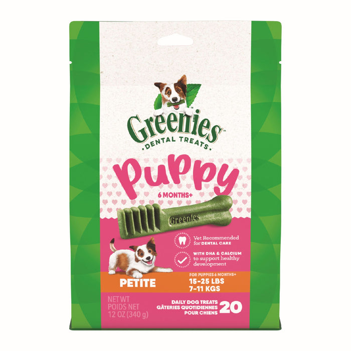 Greenies Puppy 6+ Months Dog Dental Treats Petite 12oz