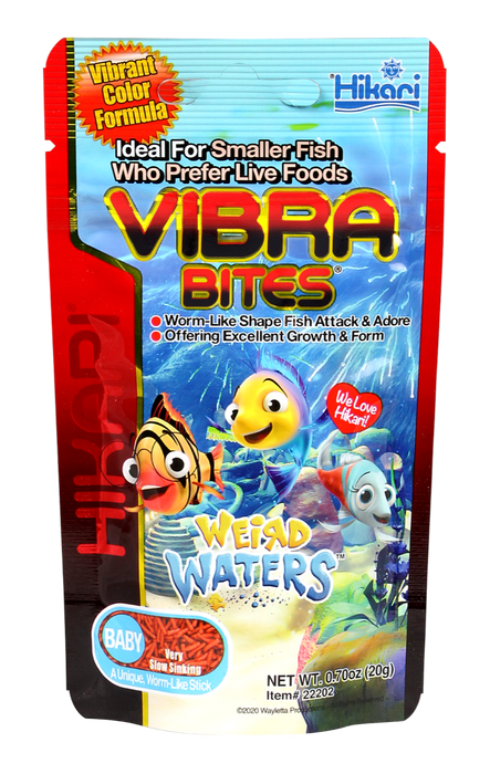 Hikari USA Vibra Bites Weird Waters Tropical Baby Fish Food .7oz - Image 2
