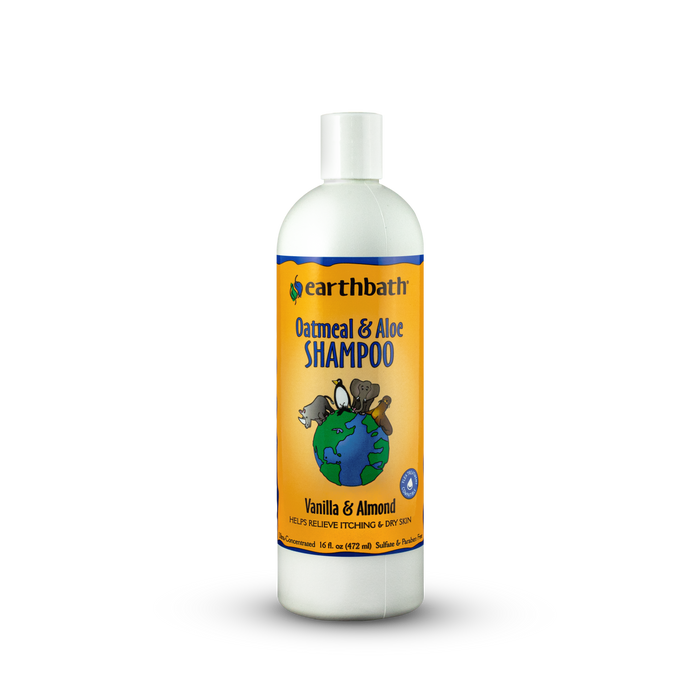 Earthbath Oatmeal & Aloe Shampoo, Vanilla & Almond 16oz
