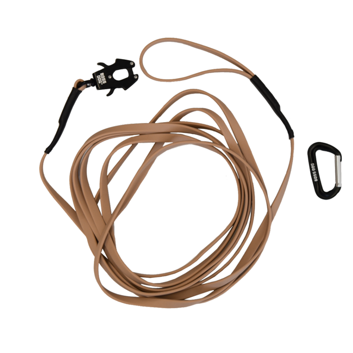 Boss Dog Tactical TPU Dog Leash Tan 20ft