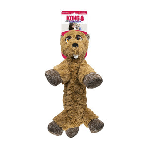 KONG Low Stuff Flopzie Beaver Dog Toy MD - Image 2