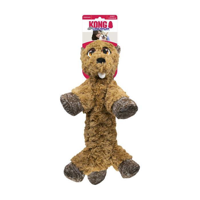 KONG Low Stuff Flopzie Beaver Dog Toy MD - Image 2