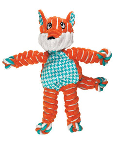 KONG Floppy Knots Fox Dog Toy Multi-Color MD/LG - Image 5