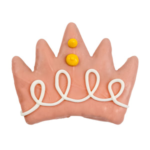 Bosco and Roxy's Crown Dog Cookie Pink 3.5in - Image 2