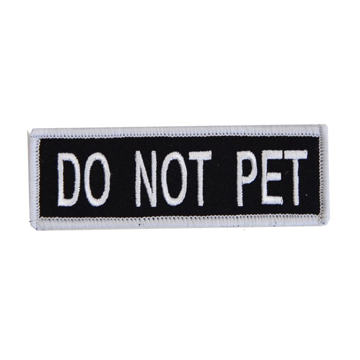 Boss Dog Tactical Harness Patch Do Not Pet SM